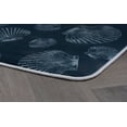 thumbnail image 3 of Novelty 20x30 Area Rug (1'8'' x 2'6'') Shell Navy, Steel Blue Living Room Easy to Clean, 3 of 4