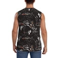 thumbnail image 4 of Bingfone Cowgirl In Desert Pattern Men's Tank Tops Workout Sleeveless Tee Shirts Running Beach Tanks for Men-Small, 4 of 7