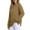 Brown Sweatshirt for Winter, variant on XPMWRP Women's Oversized Crewneck Solid Color Sweatshirt Side Slit Long Sleeve Casual Pullover Tops Winter Warm Soft Loose Clothes Yellow XL