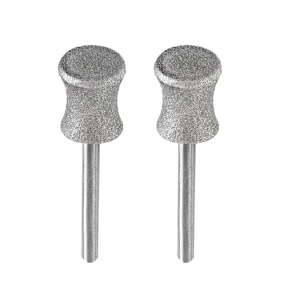 Lehood Diamond Rotary Nail Grinder Bits for Cat or Dog,  1/8" Replacement Grinder Wheel Pets Nail Grooming Tools for Medium and Large Pets，2PCS