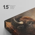 thumbnail image 6 of Canvas Print Buffalo Wall Art Vintage Animal Decorative for Living Room Bedroom - 12x12, 6 of 8