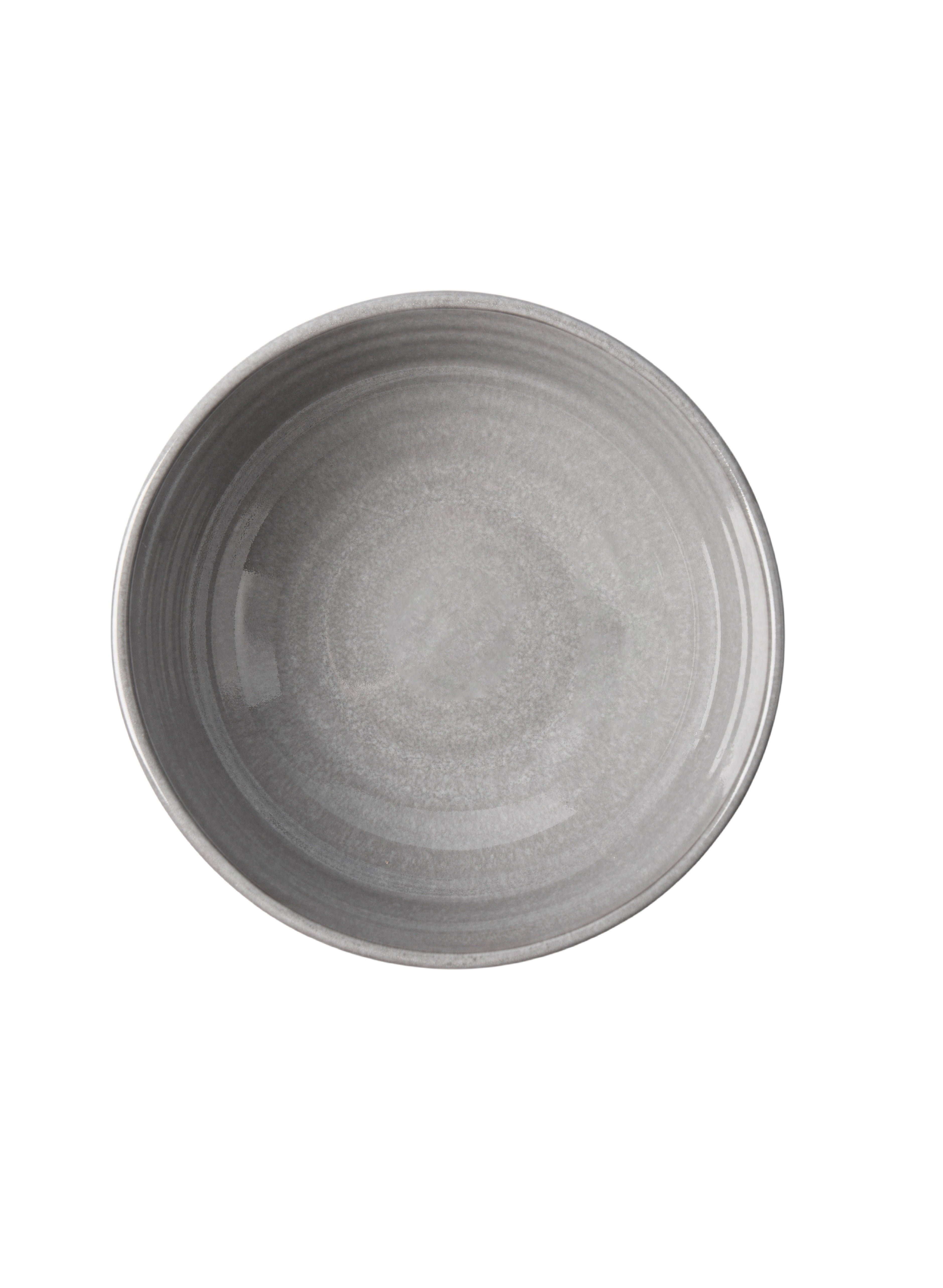 Better Homes & Gardens-Collins Grey Stoneware Round Cereal Bowl