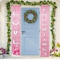 thumbnail image 4 of Moocorvic Valentine's Day Porch Couplet Home Curtain Banner Pull Flag Holiday Decoration, 4 of 5