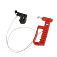 thumbnail image 1 of Ofertas Únicas 1 Pc Martillo de Seguridad Universal para Automóvil Rompedor de Cristales Herramienta de Escape Urgente Negro Rojo, 1 of 6