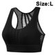 thumbnail image 1 of Sujetador deportivo para mujer, sin costuras, a prueba de golpes, sujetadores de Yoga de malla, sujetador de entrenamiento acolchado extraíble, camisetas sin mangas cortas atléticas de moda, 1 of 8