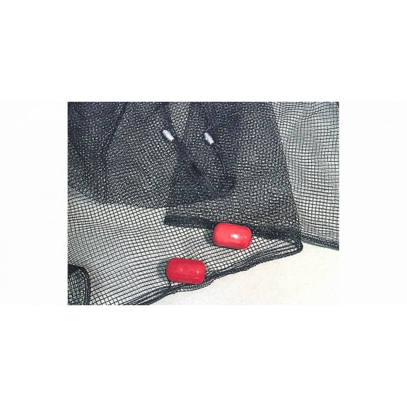 Frabill Fishing Minnow Seine Mesh Net, 4 x 12", Black