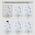 thumbnail image 5 of PixonSign Frameless Wall Art Blue Wildflowers Floral Botanical Prints, Set of 4 Nature Wildernes Paintings, Rustic Wall Décor, Flower Plants Adhesive Canvas Poster for Home Decor - 8"x10", 5 of 5