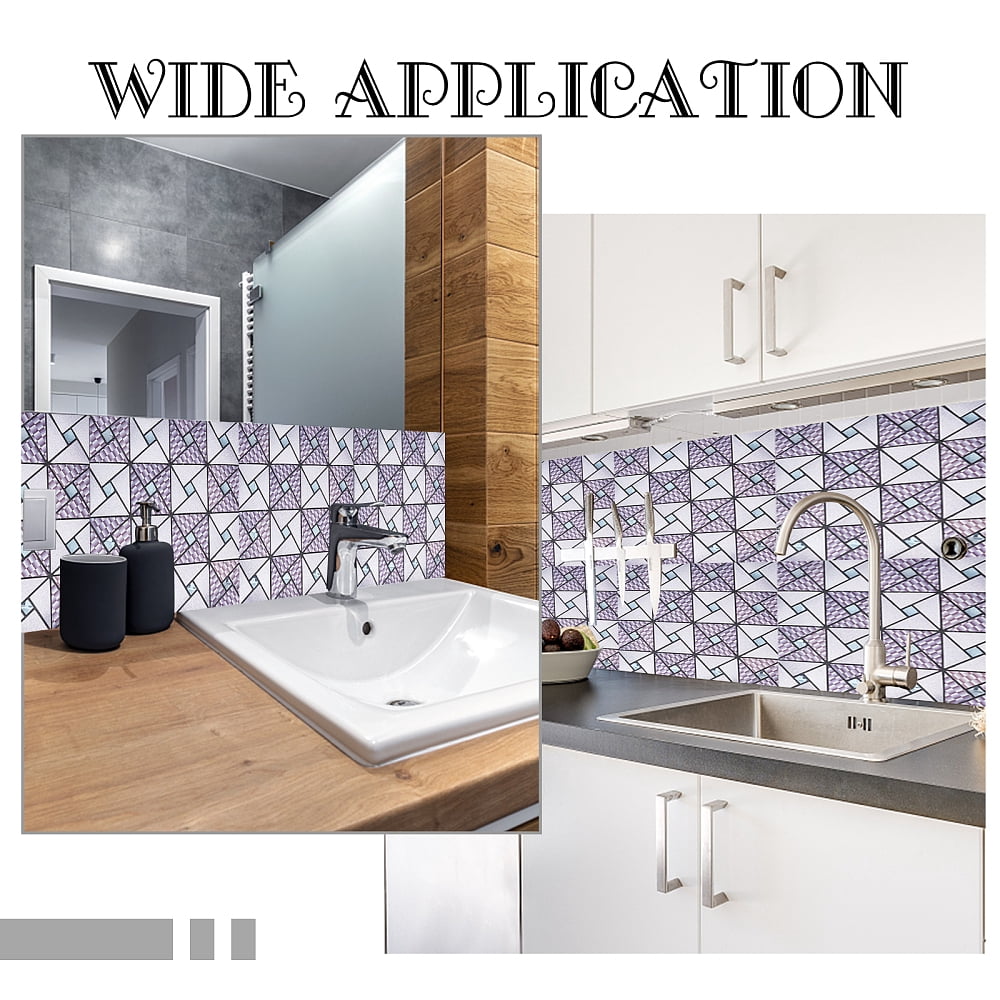 5 Pcs Glass Mirrors Mosaic Tiles Self-Adhesive Mosaic Peel Geometric Patterns Backsplash Tile for Home Decoration or DIY Crafts