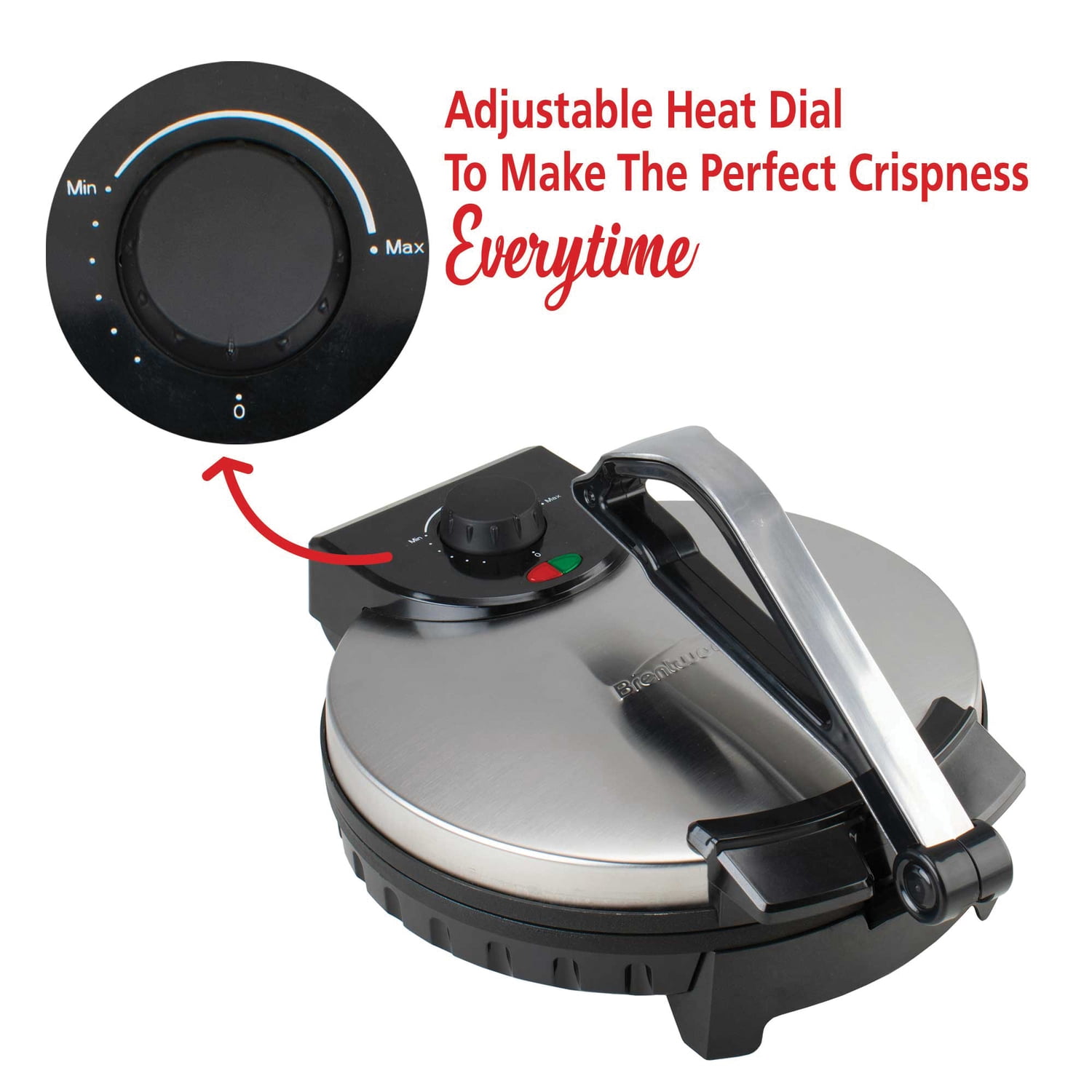 Brentwood Nonstick Electric Tortilla Maker (8 In.), TS-127PT