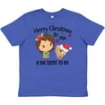 thumbnail image 3 of Inktastic Merry Christmas to Me, a Big Sister to Be Youth T-Shirt, 3 of 5