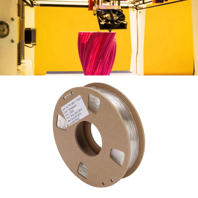 Filamento De TPU, Filamento De Impresora 3D De 1,75 Mm, Antienredos, Antiabrasión, Una Prueba De Aceite Para Piezas De Drones