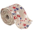 thumbnail image 3 of Miangastore 2 Rolls Patriotic Ribbon Stars Pattern Ribbon Independence Day Themed Ribbon, 3 of 8