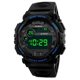 thumbnail image 1 of Relojes para hombre, estilo militar, negro, reloj deportivo digital para caminar, resistente al agua, 1 of 5