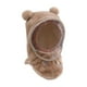 thumbnail image 2 of Gorro de invierno para niños Yinane con orejeras a prueba de viento y capucha Caqui, 2 of 8