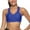 Blue—Tank Tops, variant on Women High Impact Racerback Workout Tops U Neck Athletic Tank Top Running Bra Backless Yoga Crop Cami Red XL