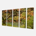 thumbnail image 2 of Japanese Garden Fall Season - Large Landscape Canvas Art, 2 of 3