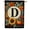 Letter D, variant on America Forever Fall Monogram Letter D Garden Flag, 12.5 x 18 inch Double Sided, Autumn Sunflower Pumpkin Maple Leaves Harvest Initial Outdoor Decor