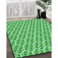 thumbnail image 3 of Ahgly Company Machine Washable Indoor Square Transitional Jade Green Area Rugs, 3' Square, 3 of 7