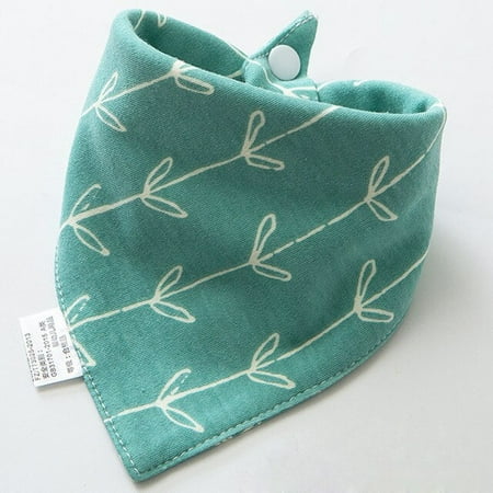 

QWZNDZGR Newborn Baby Bibs Triangle Double Cotton Bandana Bibs Baby Boys Girls Babador Feeding Smock Infant Burp Cloth Baby Saliva Towel