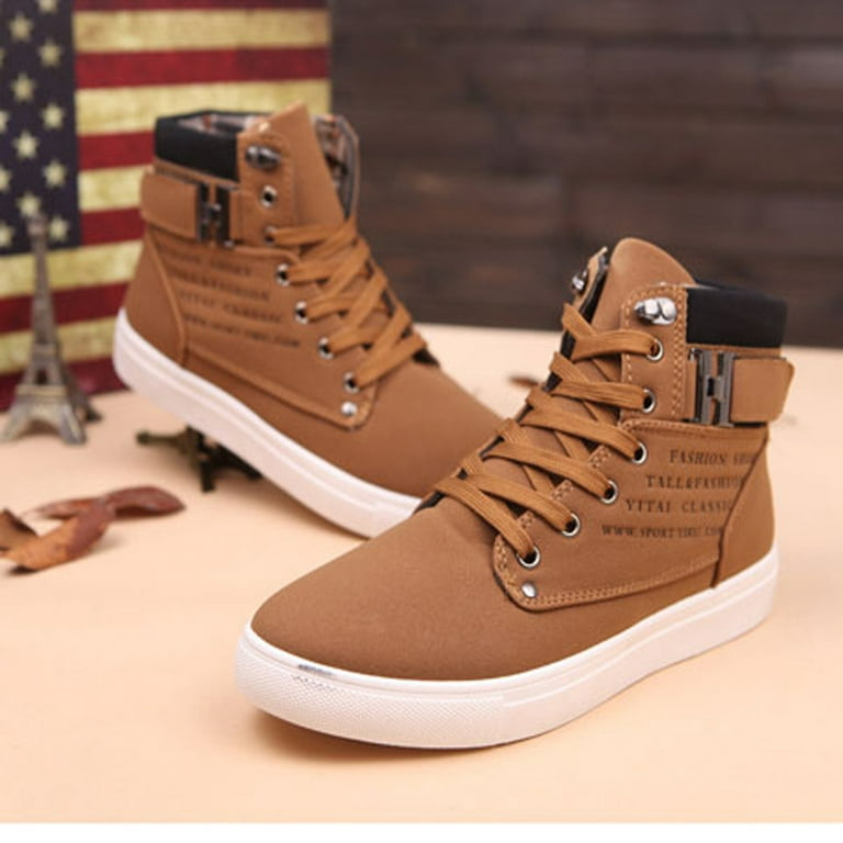 Herrnalise Fashion Mens Oxfords Casual High Top Shoes Shoes Sneakers Shoes  KH/45,Deals 
