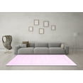 thumbnail image 3 of Ahgly Company Indoor Rectangle Solid Pink Modern Area Rugs, 5' x 7', 3 of 4