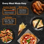 Nuwave Pro Toaster Oven & Air Fryer, 1800W Oven & Air Fryer Combo, Convection Toaster Oven
