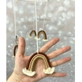 thumbnail image 2 of Ruth + Wilde Macrame Rainbow Nursery Mobile for Baby's Room Decoration,Rust Burgundy,Blush Pink,Tan, 2 of 7