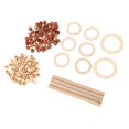 thumbnail image 3 of M Buder Kit de Macramé DIY para Principiantes Cuerda de Algodón Cuentas de Madera Colgador de Plantas Suministros de Arte, 3 of 9
