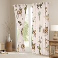 thumbnail image 3 of Castle Fairy Southwestern Cowboy Curtains Pack of 2 (42x84 Each) for Kids Teens Adults,Botanical Cactus Curtains Blackout,Western Theme Bull Skull Bedroom Curtains,Ultra Soft Home Decor, 3 of 6