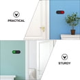 thumbnail image 6 of YUNLIGHTS 3Pcs Toilet Signboard Black Pmma Occupied Vacant Door Slide Sign for Office Bathroom, 6 of 8