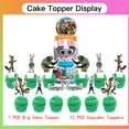 thumbnail image 4 of Zootopia Birthday Party Supplies Balloons Plates Decoration Cake Topper Decor Tableware Banner Backdrop, 4 of 7