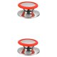 thumbnail image 3 of Perilla Universal Naiovety de Acero inoxidable para tapa de olla antiescaldado rojo grande 2piezas, 3 of 6