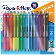 Paper Mate InkJoy Pens, Gel Pens, Medium Point (0.7 mm), Assorted Colors, 14 Count