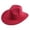 Hot Pink, variant on Stylish Western Wool Cowboy Hat with Mid Brim for Outdoor Casual Wear and Performance
