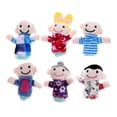 thumbnail image 1 of Family Hand Puppet Cloth Toy for Imaginative Play 6Pcs Role-Play Set, 1 of 4