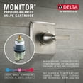 thumbnail image 3 of Delta T14043 Trillian Monitor 14 Series Single Function Pressure Balanced Trim Only -, 3 of 4