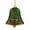 Green, variant on Metal Bell Ornament, 2D Commemorative Hanging Metal Decor with Blessing Words, Wall Hanging Christmas Tree Home Decorationfor Holidays, Car Interior, Collectors Gift