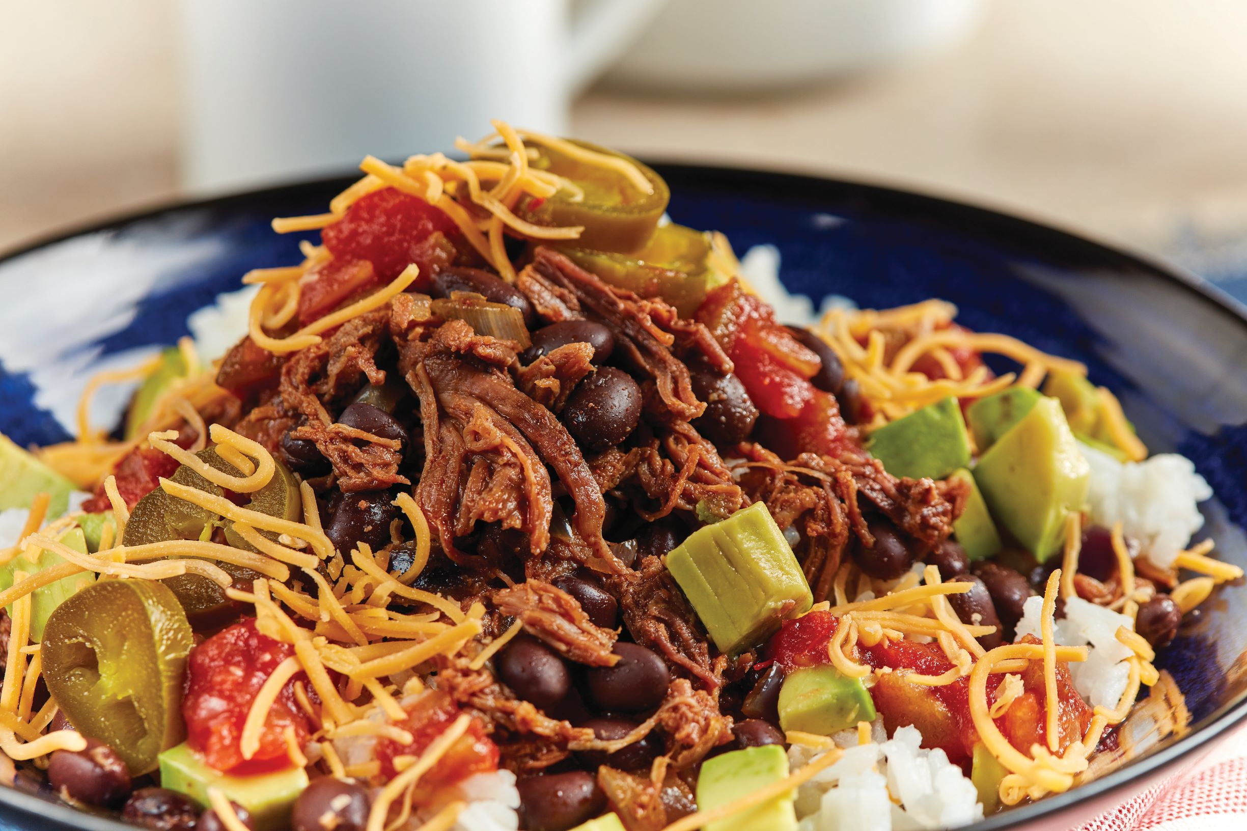 Hereford Fully Cooked Shredded Beef Brisket with BBQ, Shelf Stable Pouch, 6 oz (Case of 12)