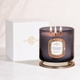 thumbnail image 4 of Colonial Candle 1909 Sandalwood & Saffron Jar Candle, 3 Wick, 20 oz, 80 Hours Burn, Woody & Earthy, 4 of 7