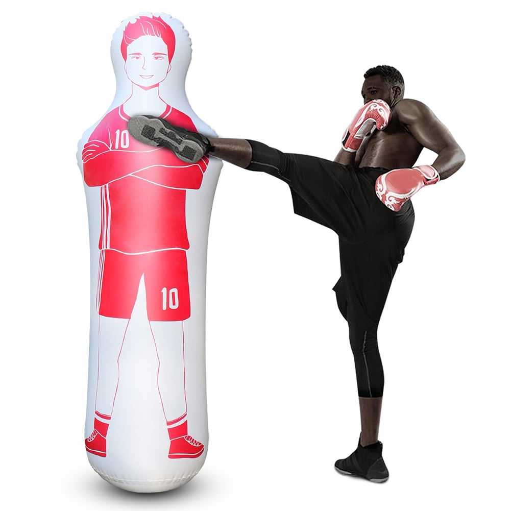 FE KQ_ Kid Inflatable Tumbler Boxing Punching Bag Gym Fitness Training Stress R 