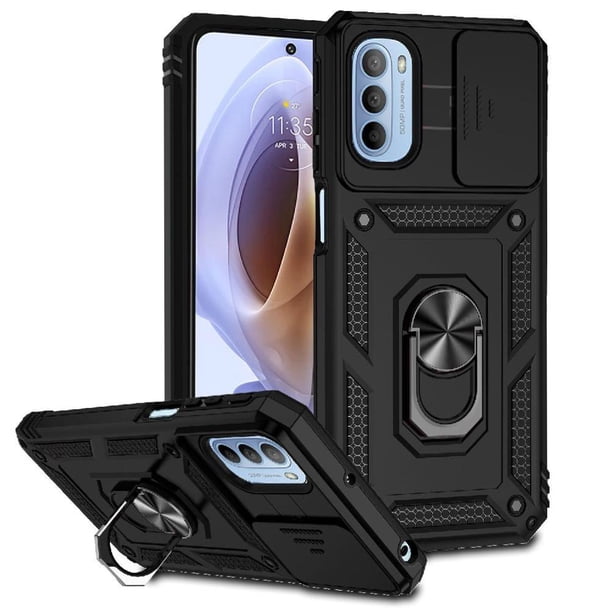 Estuche GANGXUN para Motorola Moto G31, soporte giratorio 360°, estilo mecánico y magnético