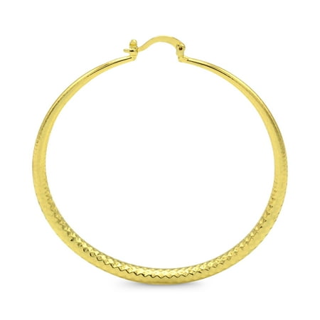 earrings earring hoop 14k plated filled circle stainless designed steel jewelry gold