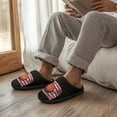 thumbnail image 3 of FUIALDOLG Men's Flannel Lined Slippers Warm Non-slip Slippers Slip-on House Shoes for Indoor Outdoor, 3 of 7