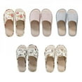 thumbnail image 3 of EIMELI Chaussons d'Intérieur en Lin en Solde pour Hommes et Femmes, Chaussons de Jardin, 3 of 5