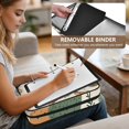 thumbnail image 5 of Haosy Accordion File Organizer Zipper Binder 500 Sheet 6-Tab Expanding File Folder Multi-Pocket 1.2 Inch 3 Ring Dachshunds Dog with Sweater and Hat, 5 of 7