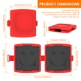 thumbnail image 2 of Austok Microwave Sandwich Maker Portable 3 Minute Microwave Toastie Grill Safe Panini Press Dishwasher Safe for Travel Office Dorm RV, 2 of 9
