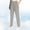 Grey, variant on Delayuji Womens Casual Pant Ice Silk Solid Color Comfortable Active Fit Work Pants Daily Wear