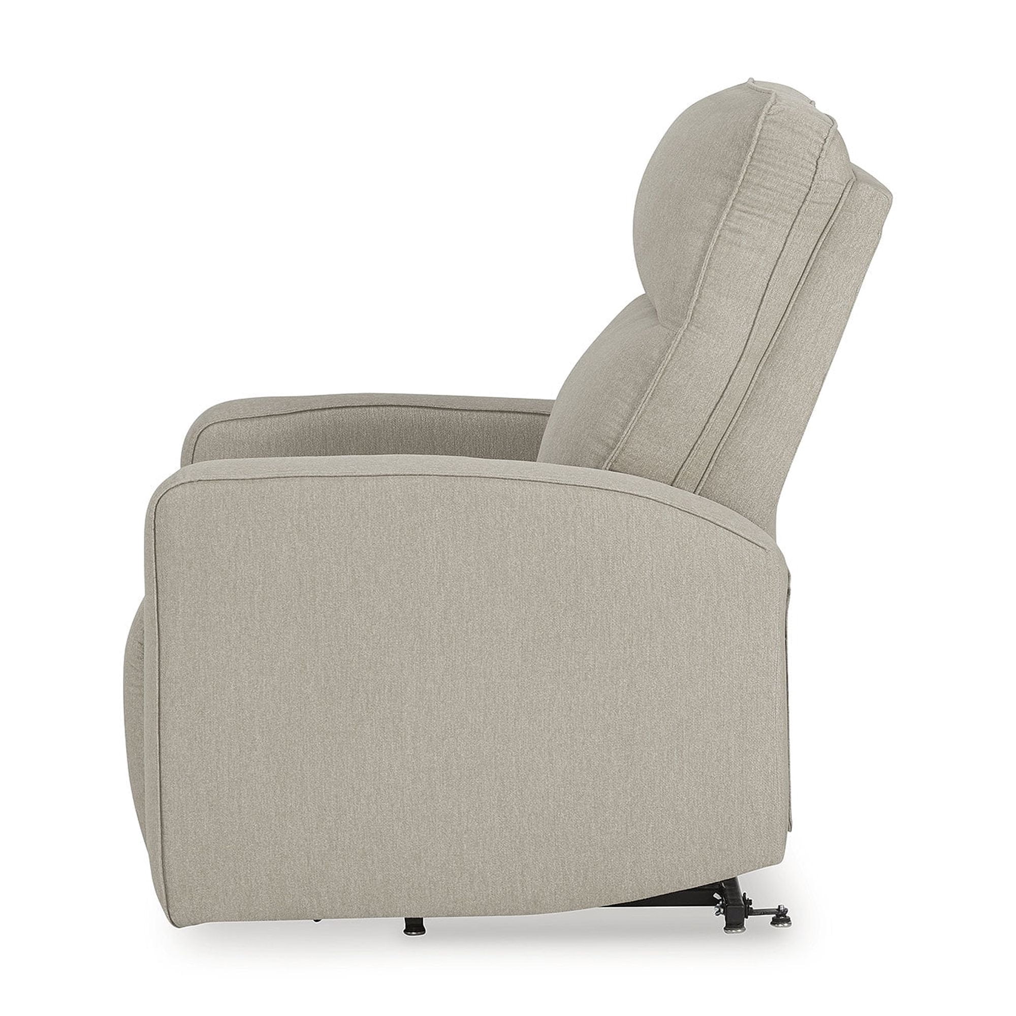 Signature Design by Ashley Starganza Power Lift Recliner Chair with Heat & Massage - Next-Gen Nuvella™ Fabric, Smoke
