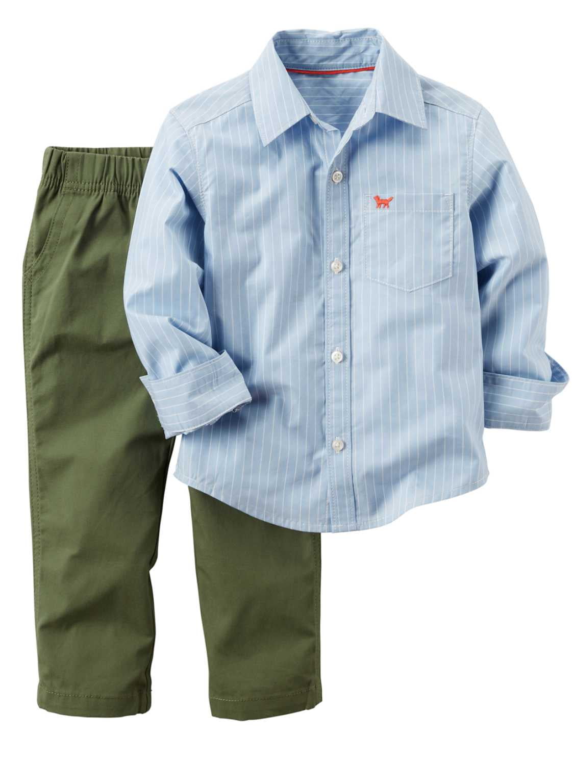 Carter's Boys' 2 PC Playwear Sets 229g242, Stripe, 9 Months