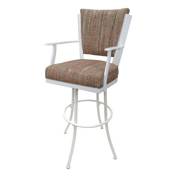 Swivel Tilt Extra Tall 34" (35") Metal Bar Stool Montana on Noam Base